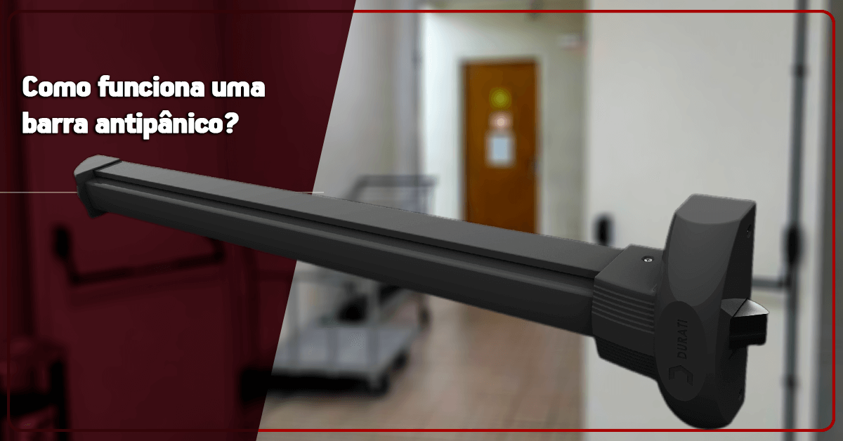 Como funciona uma barra antipânico?